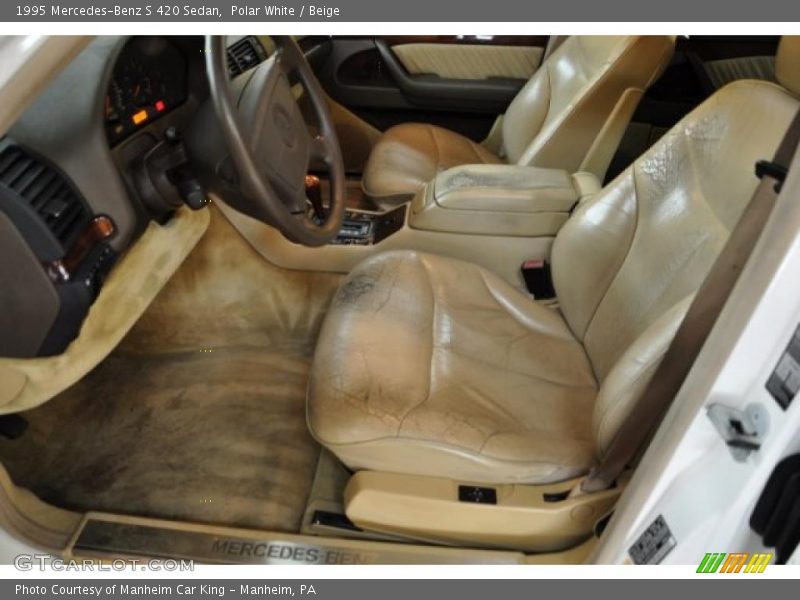  1995 S 420 Sedan Beige Interior