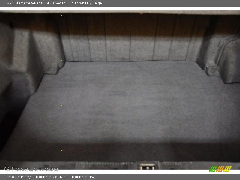 Polar White / Beige 1995 Mercedes-Benz S 420 Sedan