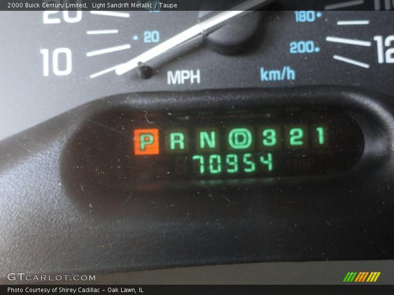 Light Sandrift Metallic / Taupe 2000 Buick Century Limited