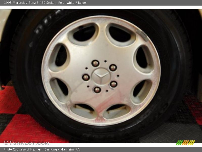 Polar White / Beige 1995 Mercedes-Benz S 420 Sedan