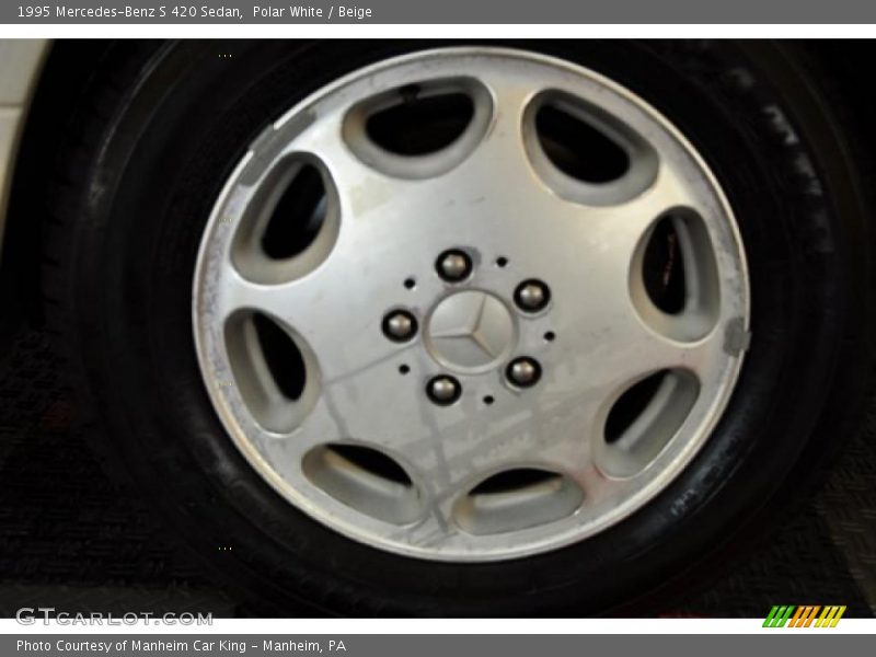 Polar White / Beige 1995 Mercedes-Benz S 420 Sedan