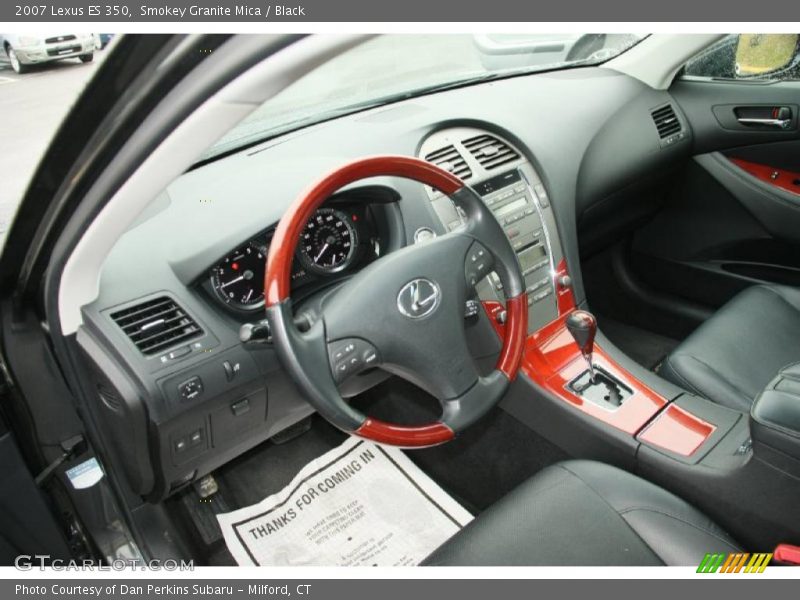 Smokey Granite Mica / Black 2007 Lexus ES 350