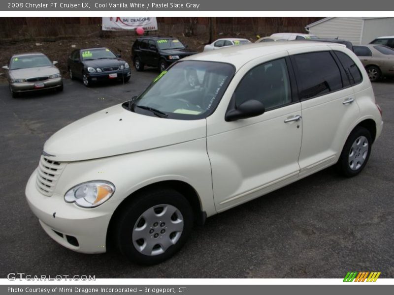 Cool Vanilla White / Pastel Slate Gray 2008 Chrysler PT Cruiser LX