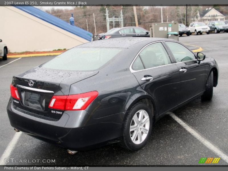 Smokey Granite Mica / Black 2007 Lexus ES 350