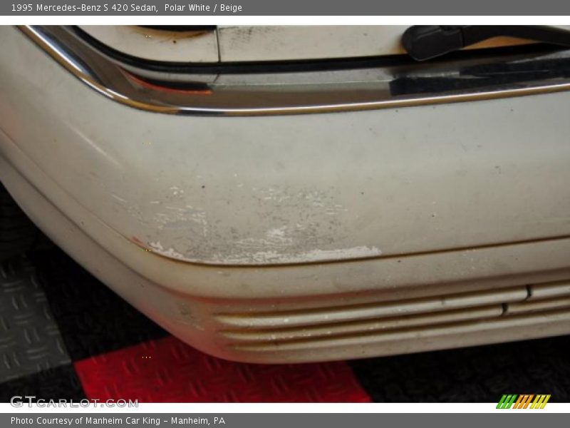Polar White / Beige 1995 Mercedes-Benz S 420 Sedan