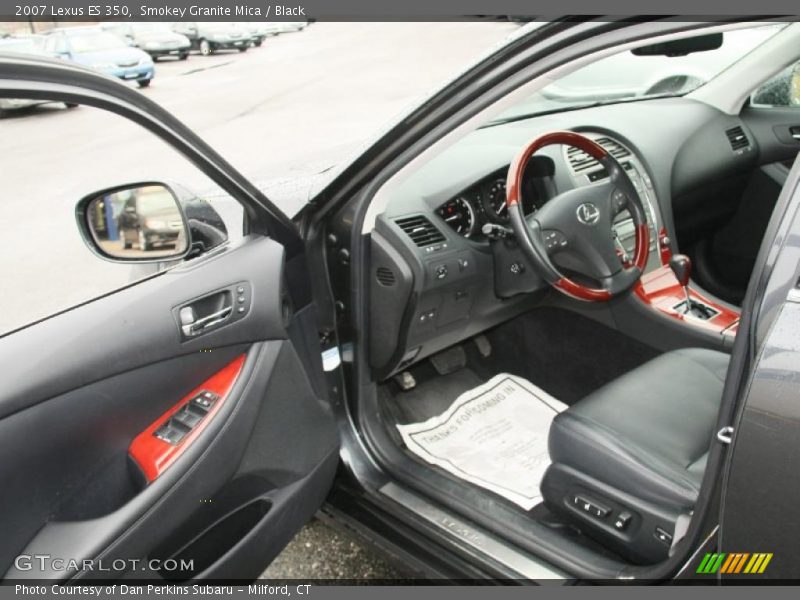 Smokey Granite Mica / Black 2007 Lexus ES 350