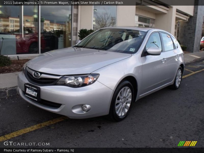 Spark Silver Metallic / Carbon Black 2011 Subaru Impreza 2.5i Premium Wagon
