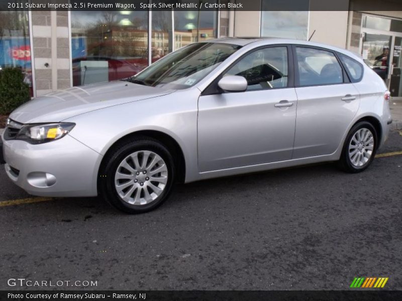 Spark Silver Metallic / Carbon Black 2011 Subaru Impreza 2.5i Premium Wagon