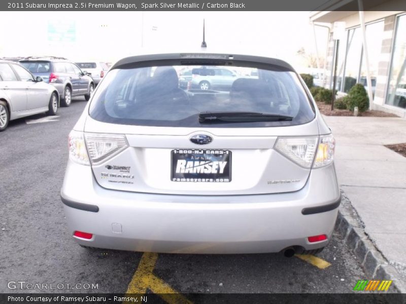 Spark Silver Metallic / Carbon Black 2011 Subaru Impreza 2.5i Premium Wagon