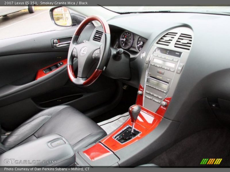 Smokey Granite Mica / Black 2007 Lexus ES 350
