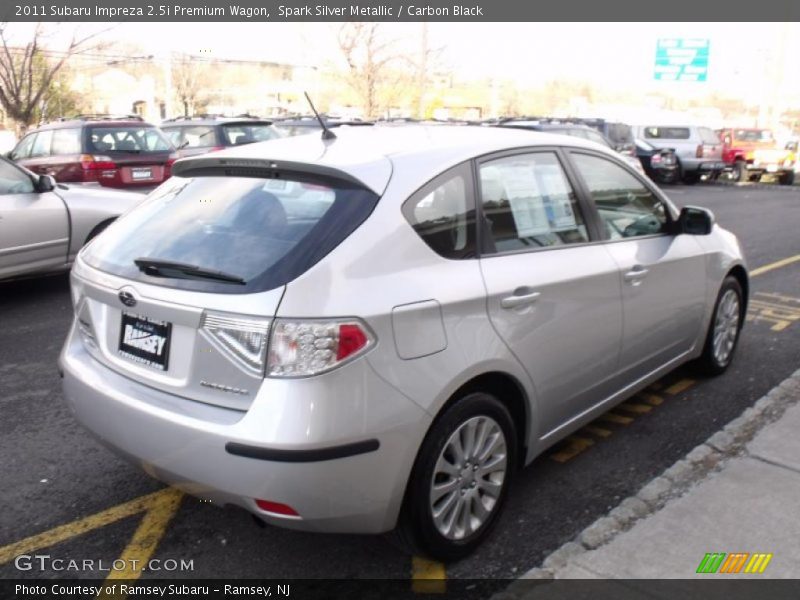 Spark Silver Metallic / Carbon Black 2011 Subaru Impreza 2.5i Premium Wagon