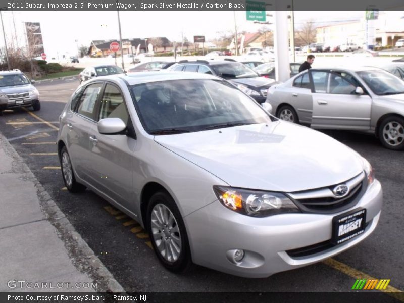 Spark Silver Metallic / Carbon Black 2011 Subaru Impreza 2.5i Premium Wagon