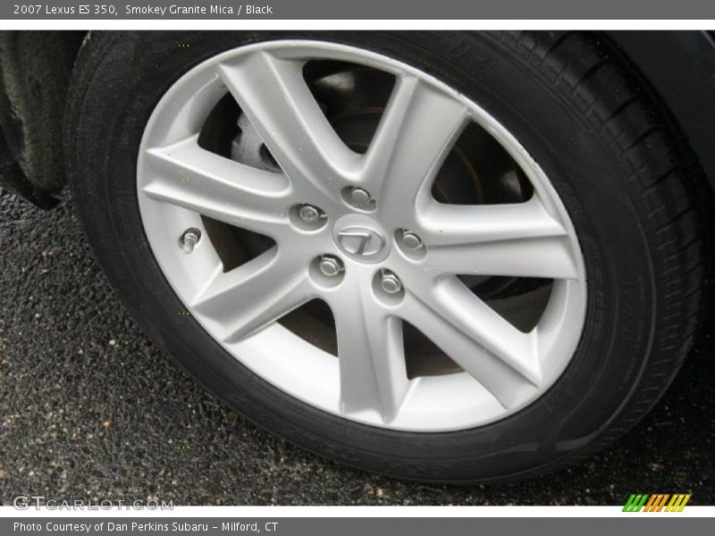 Smokey Granite Mica / Black 2007 Lexus ES 350