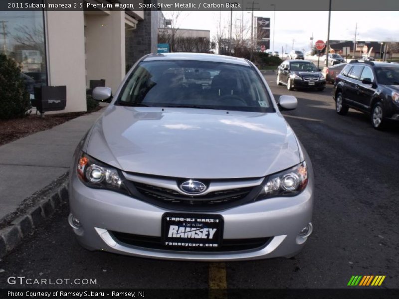 Spark Silver Metallic / Carbon Black 2011 Subaru Impreza 2.5i Premium Wagon