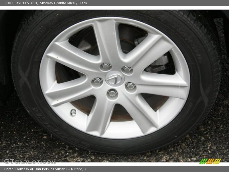 Smokey Granite Mica / Black 2007 Lexus ES 350