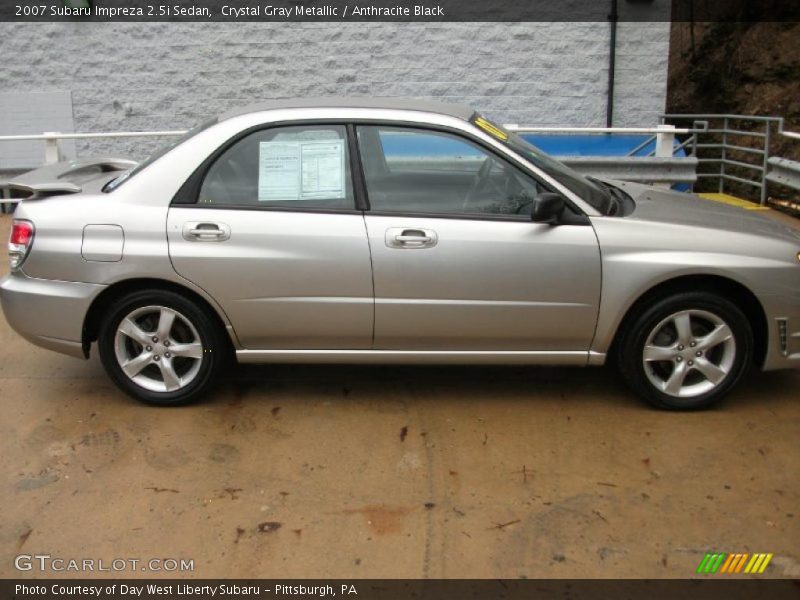 Crystal Gray Metallic / Anthracite Black 2007 Subaru Impreza 2.5i Sedan