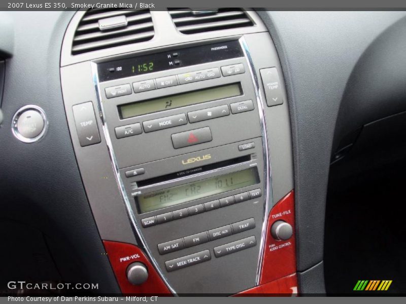 Smokey Granite Mica / Black 2007 Lexus ES 350