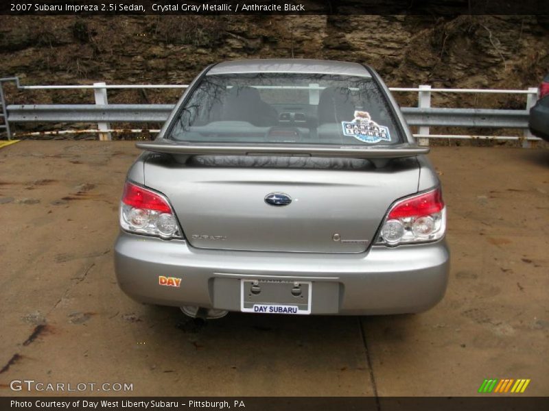 Crystal Gray Metallic / Anthracite Black 2007 Subaru Impreza 2.5i Sedan