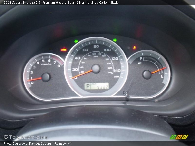 Spark Silver Metallic / Carbon Black 2011 Subaru Impreza 2.5i Premium Wagon