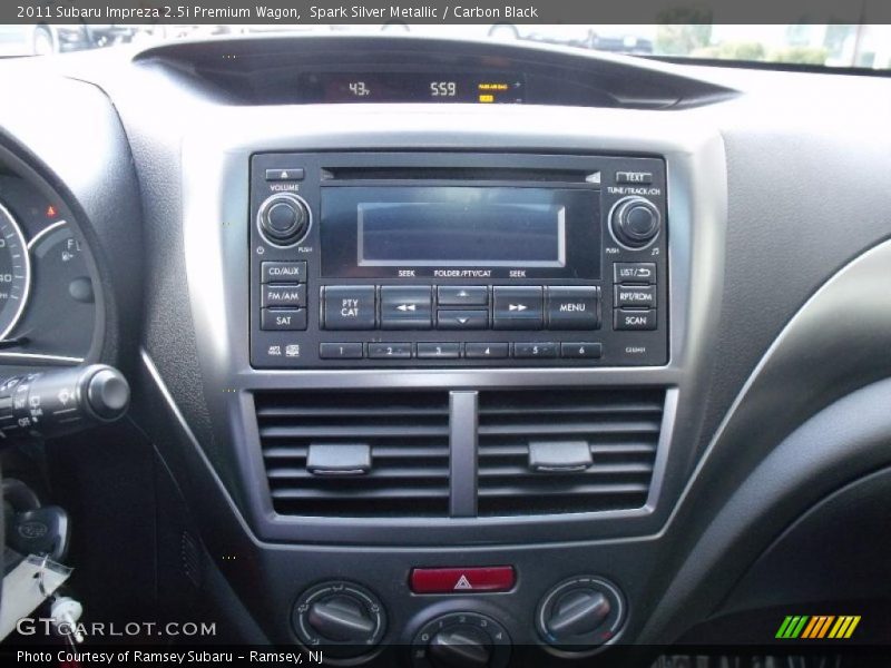 Spark Silver Metallic / Carbon Black 2011 Subaru Impreza 2.5i Premium Wagon