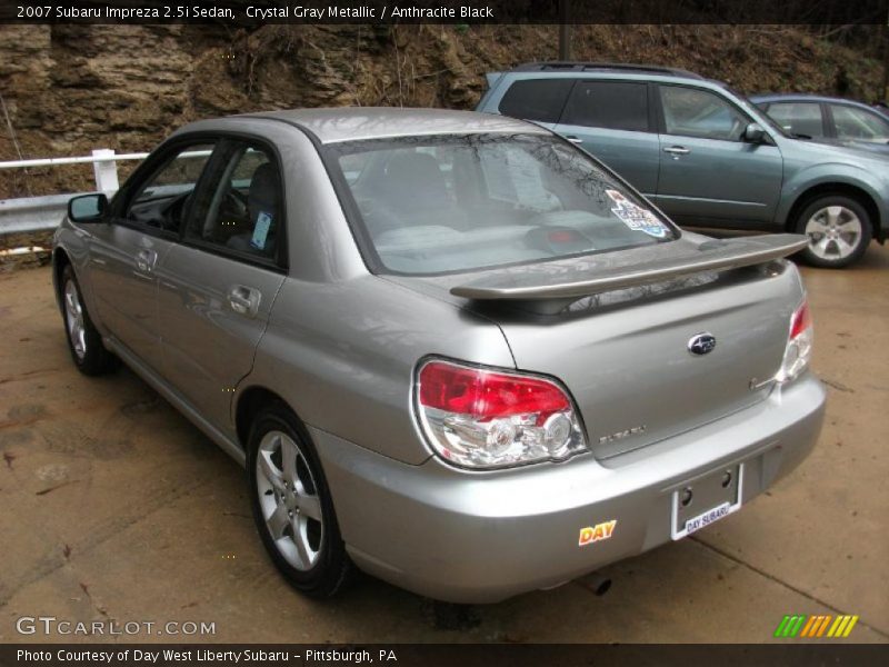 Crystal Gray Metallic / Anthracite Black 2007 Subaru Impreza 2.5i Sedan