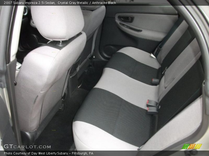 Crystal Gray Metallic / Anthracite Black 2007 Subaru Impreza 2.5i Sedan