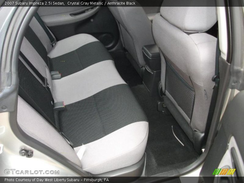 Crystal Gray Metallic / Anthracite Black 2007 Subaru Impreza 2.5i Sedan