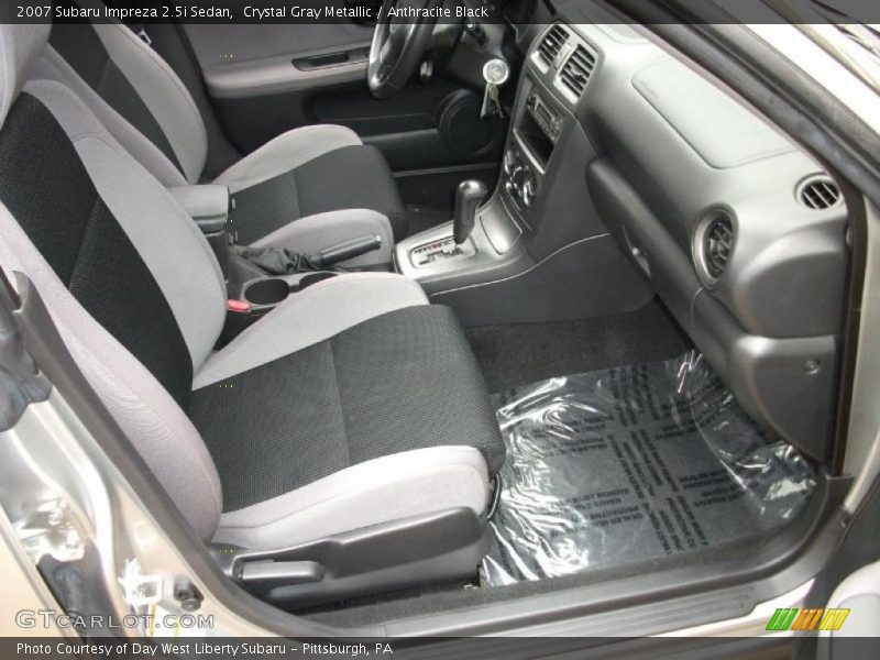 Crystal Gray Metallic / Anthracite Black 2007 Subaru Impreza 2.5i Sedan