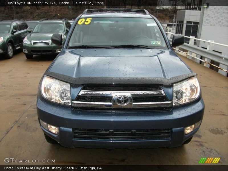 Pacific Blue Metallic / Stone 2005 Toyota 4Runner SR5 4x4