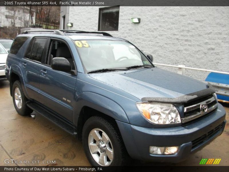 Pacific Blue Metallic / Stone 2005 Toyota 4Runner SR5 4x4