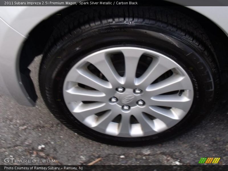 Spark Silver Metallic / Carbon Black 2011 Subaru Impreza 2.5i Premium Wagon