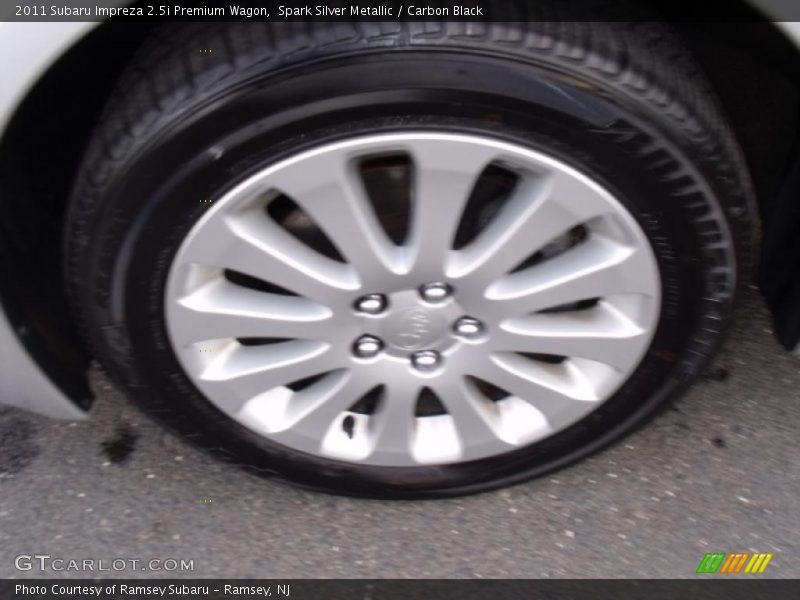 Spark Silver Metallic / Carbon Black 2011 Subaru Impreza 2.5i Premium Wagon