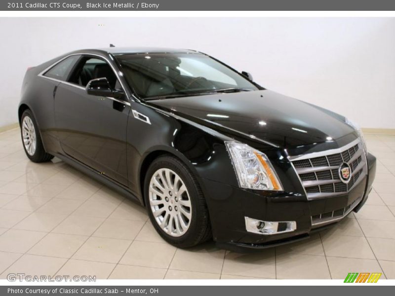 Black Ice Metallic / Ebony 2011 Cadillac CTS Coupe