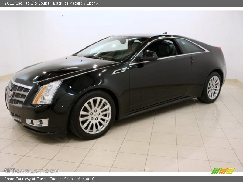 Black Ice Metallic / Ebony 2011 Cadillac CTS Coupe