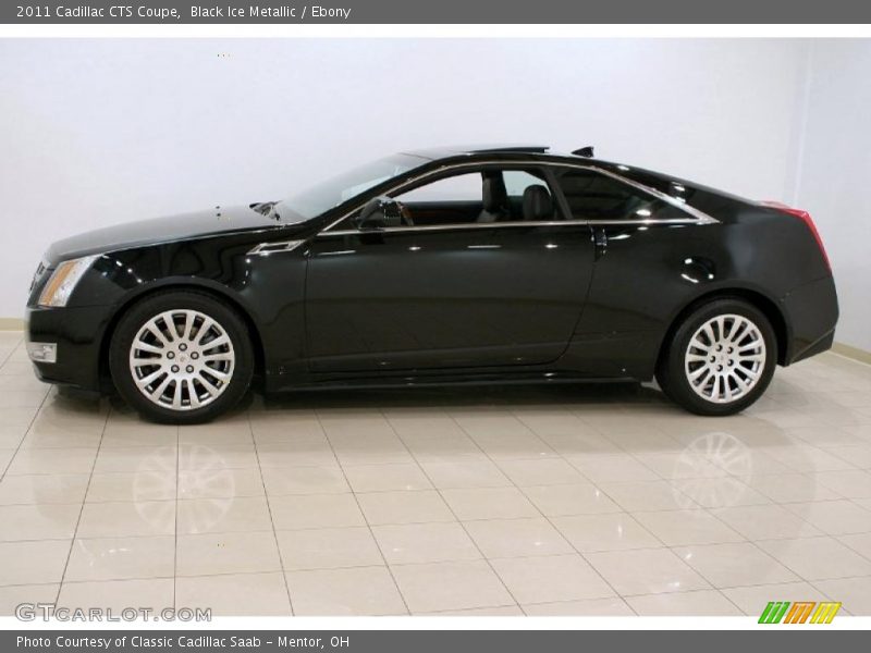 Black Ice Metallic / Ebony 2011 Cadillac CTS Coupe