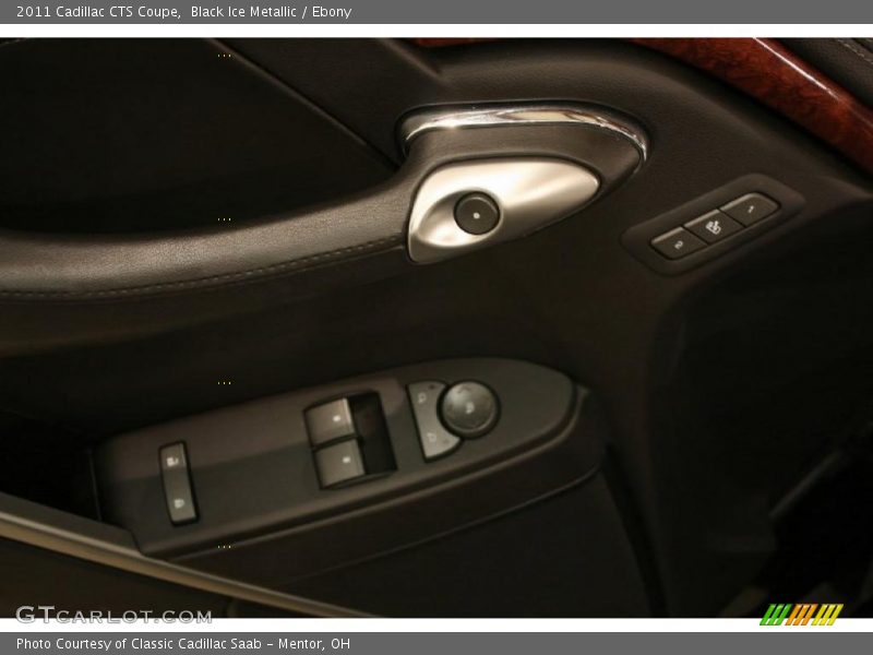 Black Ice Metallic / Ebony 2011 Cadillac CTS Coupe