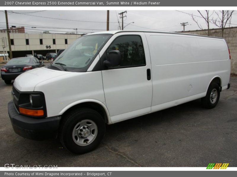 Summit White / Medium Pewter 2007 Chevrolet Express 2500 Extended Commercial Van