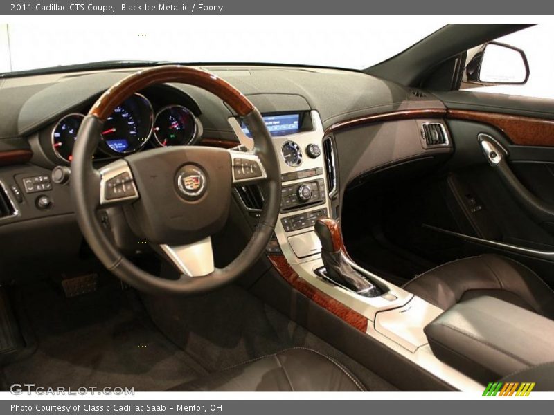 Black Ice Metallic / Ebony 2011 Cadillac CTS Coupe