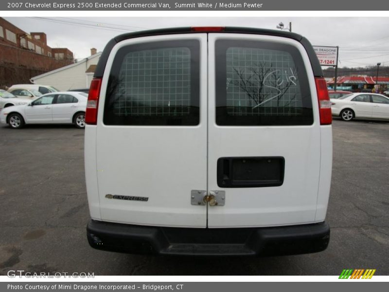Summit White / Medium Pewter 2007 Chevrolet Express 2500 Extended Commercial Van