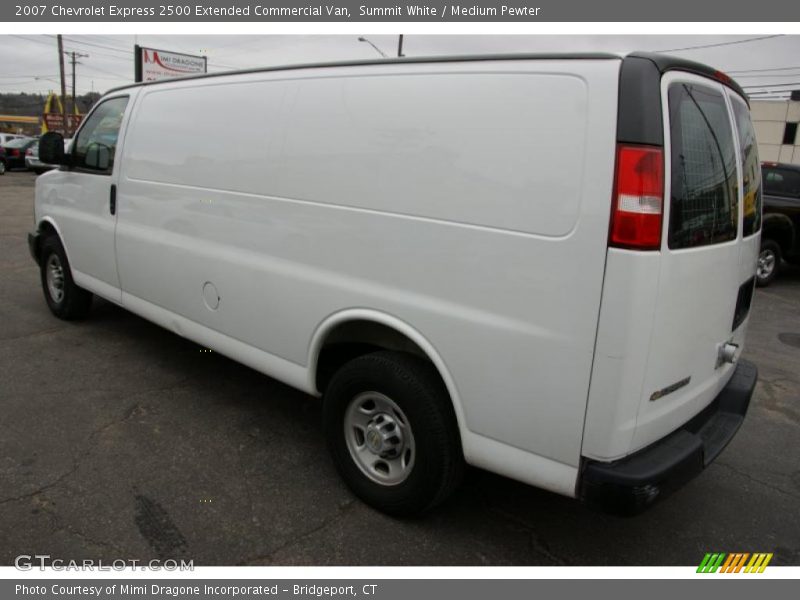 Summit White / Medium Pewter 2007 Chevrolet Express 2500 Extended Commercial Van