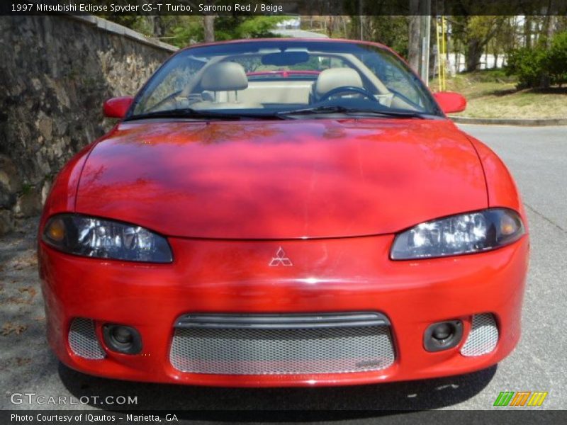 Saronno Red / Beige 1997 Mitsubishi Eclipse Spyder GS-T Turbo