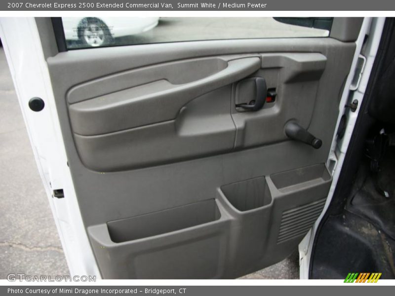 Summit White / Medium Pewter 2007 Chevrolet Express 2500 Extended Commercial Van