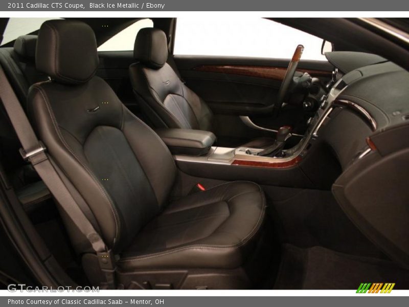 Black Ice Metallic / Ebony 2011 Cadillac CTS Coupe