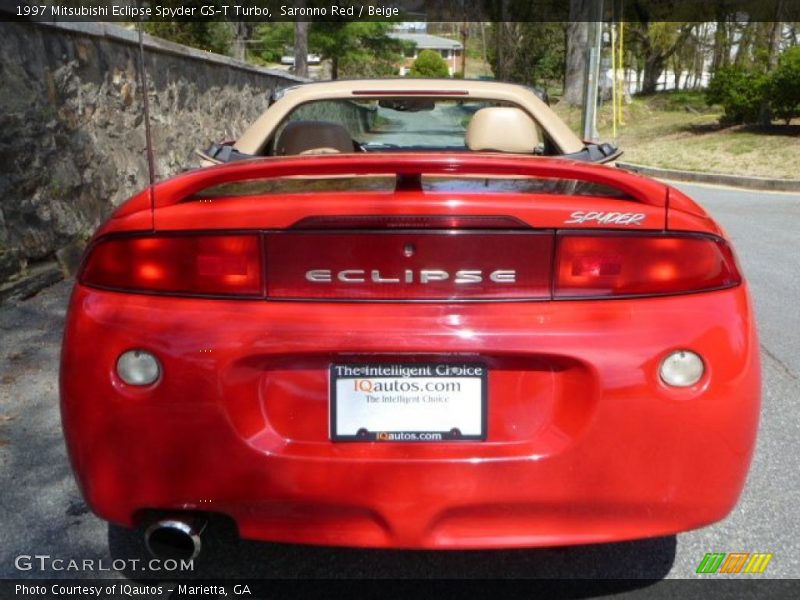 Saronno Red / Beige 1997 Mitsubishi Eclipse Spyder GS-T Turbo