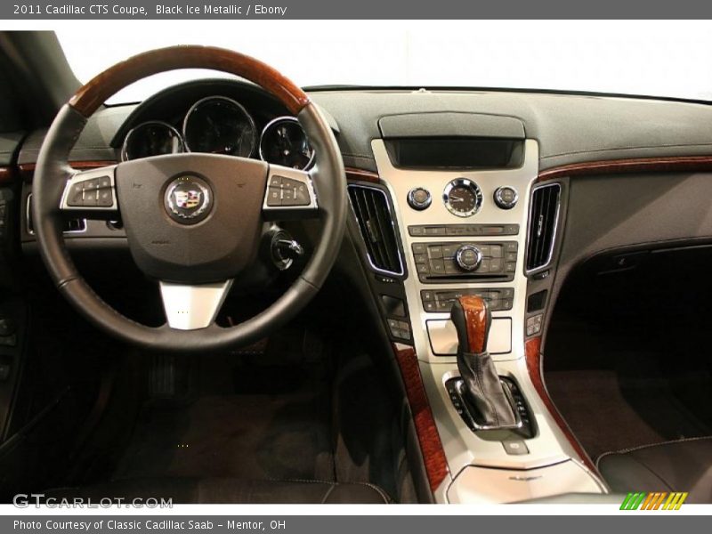 Black Ice Metallic / Ebony 2011 Cadillac CTS Coupe