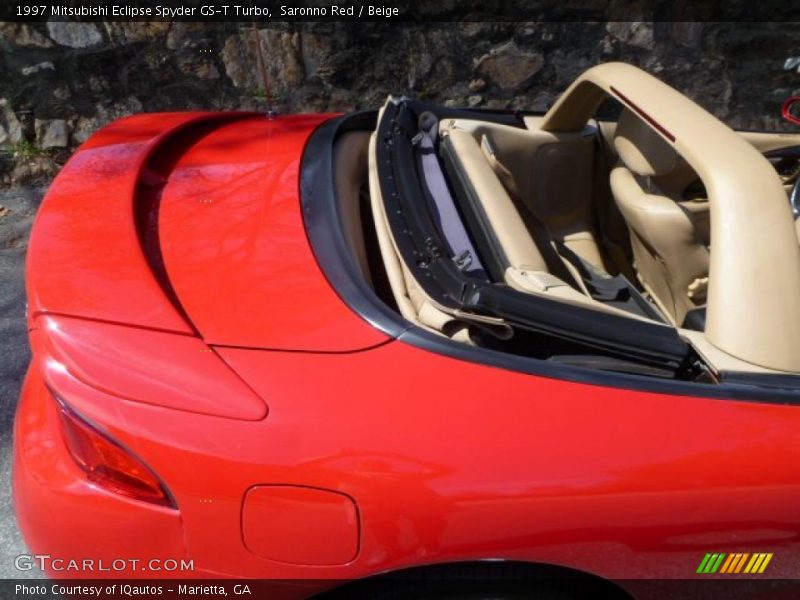 Saronno Red / Beige 1997 Mitsubishi Eclipse Spyder GS-T Turbo