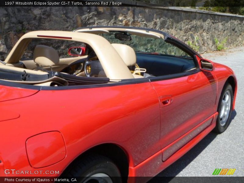 Saronno Red / Beige 1997 Mitsubishi Eclipse Spyder GS-T Turbo