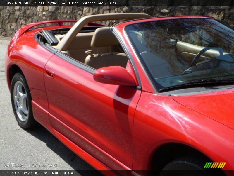 Saronno Red / Beige 1997 Mitsubishi Eclipse Spyder GS-T Turbo