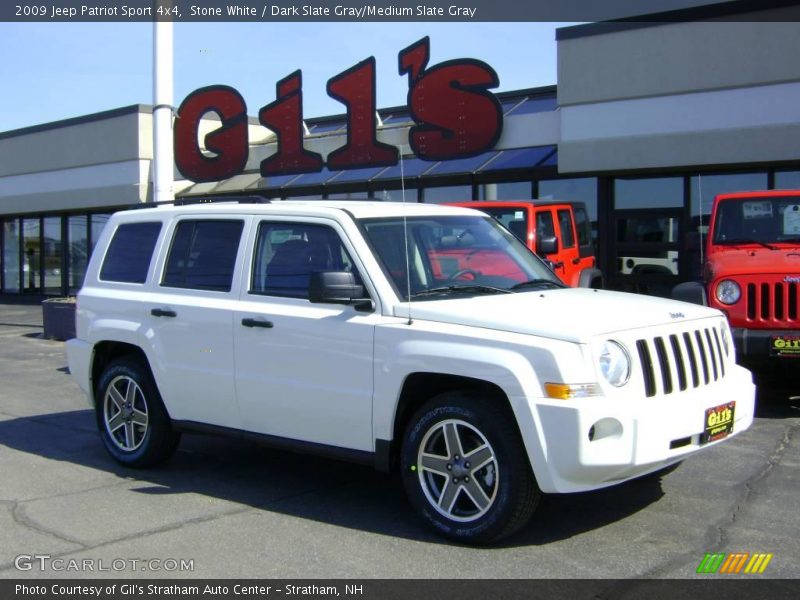 Stone White / Dark Slate Gray/Medium Slate Gray 2009 Jeep Patriot Sport 4x4