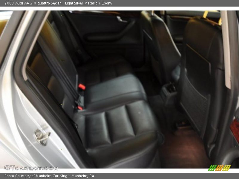 Light Silver Metallic / Ebony 2003 Audi A4 3.0 quattro Sedan